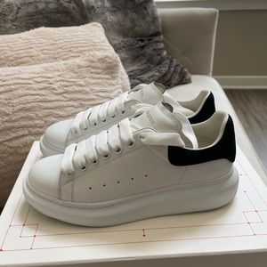 Authentic Alexander McQueen sneakers w black suede